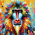 Abstract Mandrill