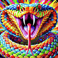 Abstract Pit Viper